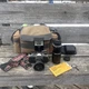 Pentax Asahi K1000 35mm Film Camera W Lens , Flash, Case Tested & Working Great!