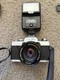 Minolta XG-7 35mm SLR Film Camera w/ MD Rokkor-X 45mm f/2 Lens - Untested AS-IS