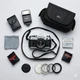 Canon AE-1 35mm SLR Film Camera w/ FD 50mm f/1.8 S.C. Lens, Flash & Case Bundle