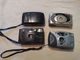 Four 35 And 28 MM Cameras Kodak Ansco Polaroid Sold As A Group