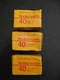 3 ROLLS Kodachrome 40 Kodak 35mm KPA 135-36 Type A 36 1988 & 1989 EXPIRED