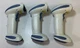 (Lot of 3) Motorola DS6878-HC2000BWR Wireless Barcode Scanner, White "I3B"