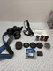 VTG Minolta Maxxum 5000i SLR Bundle &ndash; Working w/ Sports Card, 2CR5 Battery READ!