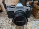Canon AE-1 35mm SLR Film Camera with Canon FD 50mm F1.8 Lens