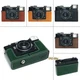 For Konica C35 AF Handmade Genuine Real Leather Half Camera Case Bag Cover