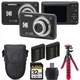 Kodak PIXPRO FZ55 Digital Camera (Black) +Extra Battery +Tripod +Case -32GB Kit