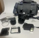 Pentax K1000 35mm Film Camera Kit - 2 Lens, Flash, Bag, Manuals