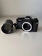 Ricoh KR-5 35mm Film SLR Camera w/ Battery Sears 135mm f/1:2.8 Lens WORKS