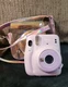 Fujifilm Instax Mini 11 Instant Camera Lilac Purple W/ Mirror Case Tested Workin