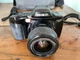Minolta Maxxum 7xi AF 35mm SLR Film Camera Kit 28-80mm 80-200mm Flash and Bag