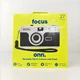 Onn Focus Reusable 35mm Camera with Flash + Film + Battery Included - Black