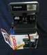 Vintage One Step Instant Polaroid Camera- Box- Strap- Flash- 600 Film- Made UK