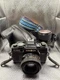 Minolta X-700 35mm SLR Film Camera w/ 50mm f2 & Access 35-70 f2.5 + Extras