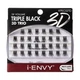 I ENVY BY KISS 3X VOLUME TRIPLE BLACK 3D TRIO ULTRA BLACK MEDIUM KPEC02TD