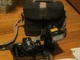 Vintage Camera Canon Q8200A&nbsp; Autowind, Includes Flash Attachment, Manual & Case