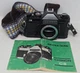 Vintage Chinon CS Camera Body 35mm film, SLR with M42 Mount c.1978 Strap Manual