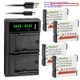 Kastar Battery LTD2 USB Charger for NP-130 & Casio Exilim EX-ZR1000 EX-ZR1000BK