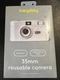 NEW heyday 35MM Camera with Built-in Flash Soft White