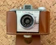 Vintage 50s Kodak Pony 828 Camera with Saddle Brown Leather Field Case