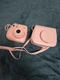 Fujifilm instax Mini 7S Instant Camera w/ Carrying Case - Blossom Pink