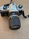 Nikon FG 35mm SLR Film Camera Body With Zoom-Nikkor 43-86mm 1.3.5 Lens For Parts