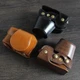 For Sony a5100 a5000 Camera Bag Leather Dock Case Base Protection Cover Shell