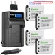 Kastar Battery LCD AC Charger for Olympus Li-40B Li-42B & Olympus FE-5000 Camera
