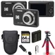 Kodak PIXPRO FZ55 Digital Camera (Black)+Spider Tripod + Case - 64GB Kit