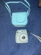 FUJIFILM Instax Mini 9 Ice Blue Instant Film Camera W/ Case Value $65