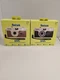 2 Onn Focus Reusable 35mm Cameras with Flash Film Battery Included Brown & Black