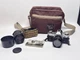 Canon AE-1 35mm SLR Film Camera Silver + FD 50mm f/1.8 Lens And More