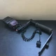 Minolta Program 3500xi Flash + Stroboframe Camera Flip Bracket + Sync Cable