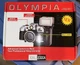 Olympia DL2000 35mm Film Camera Chrome with Flash & Case Vintage