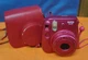 Fujifilm Instax Mini 8 Film Camera Red Raspberry W/Cover
