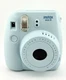 Fujifilm Instax Mini 8 Instant Film Camera / Ice Blue / No Strap