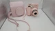 Fujifilm Instax Mini 7S Pink Instant Camera w/ Case Tested Working