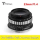 TTArtisan 23mm F1.4 APS-C MF Lens for Fujifilm Fuji X-mount Camera X-T30 X-T100