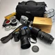 Nikon N70 Camera 35mm Pkg with 2 lenses, filters, camera bag & more. Tested work