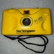 Vintage SUN NEWSPAPERS Akira PC-606 35mm Compact Camera Free-focus w/strap NOS