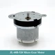 40MM DC 6V-12V 230RPM Micro 520 Metal Gear Box Electric Gear Motor DIY Robot Toy