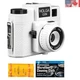 Iconic Holga 120N White Film Camera with Kodak TX Film & Microfiber Cloth