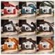 For Rollei AFM35 Handmade Real Leather Half Camera Case Bag Cover Shoulder Strap