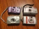 Lot of (4) VTG 35mm Cameras Kodak C470  DS Max PN338 Polaroid 232SL Studio 35