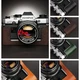 1PC Handmade Olympus OM10 OM20 OM30 Leather Half Case Camera Retro Cover TP 