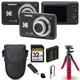 Kodak PIXPRO FZ55 Digital Camera (Black) +Spider Tripod + Case -32GB Kit