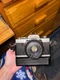Minolta XG9 Film Camera w/45mm Lens, Lens Strap, Black, Working, Clean!