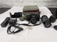 Minolta X-7A 35mm Film Camera Kit MD 50mm 1.7 + 70-200 Lens Flash Case Untested