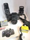 Pentax SF10 Camera Kit 3 Lenses 28-80 35-80 70-200 + Film Manual