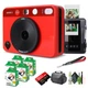 Leica Sofort 2 Hybrid Instant and Digital Camera + Instant Film 100 Sheets Red