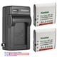 Kastar Battery Wall Charger for Casio NP-40 Casio Exilim Zoom EX-Z40 Camera